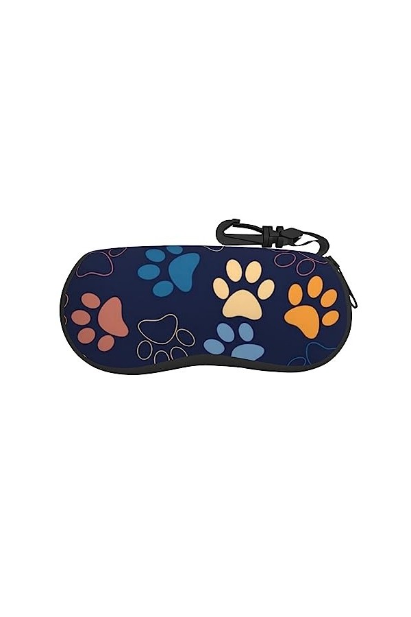 TRESILA Étui à lunettes de soleil en néoprène souple avec fermeture éclair - Pour homme et femme - Cerise fraîche, Clé de pia