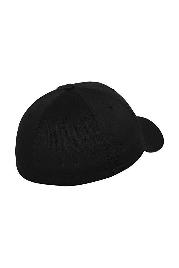 Flexfit Unisex-Adulte Wooly Combed 6277 Casquette, Noir black , Taille XS/S