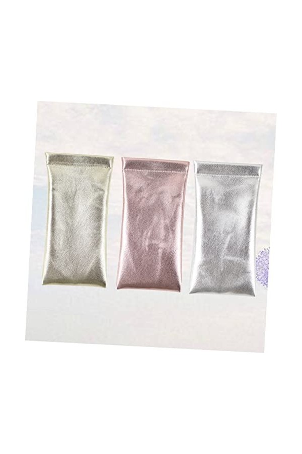 Lurrose 3 Pièces Mode Lunettes De Soleil Élégant Lunettes Pour Femmes Poche Organisateur Poche Lunettes Organisateur Lunettes