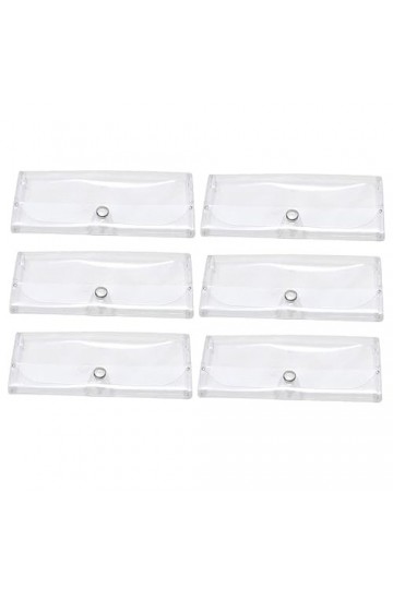 Artibetter 6 Pièces Organisateur De Lunettes De Rangement De Lunettes De Soleil Pochette De Lunettes Mince À Lunettes Étuis À