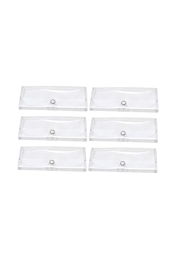 Artibetter 6 Pièces Organisateur De Lunettes De Rangement De Lunettes De Soleil Pochette De Lunettes Mince À Lunettes Étuis À