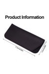 DULSPUE 6 pièces Étui à lunettes souple,Étui Lunettes,étui souple à glisser dans la pochette, PU Cuir Sac Lunettes Boitier po