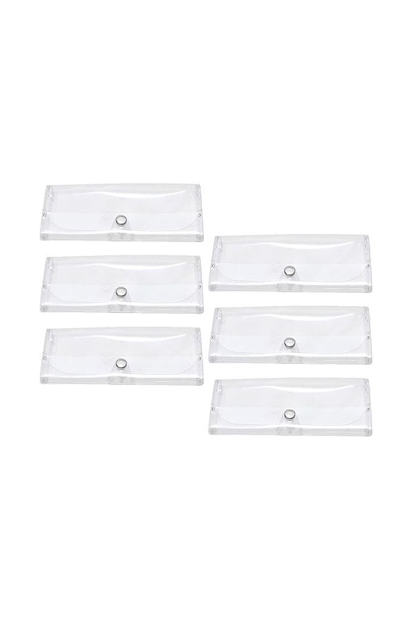 IMIKEYA 6 Pièces À Lunettes De Soleil À Lunettes De Protection Étui à Lunettes Portatif Étui à Lunettes Rigide Protecteur De 