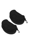 USHOBE 2 Boîtes Sac à Lunettes Vitrine De Lunettes De Soleil Étuis à Lunettes De Soleil Pour Le Sport Grand Étui à Lunettes R