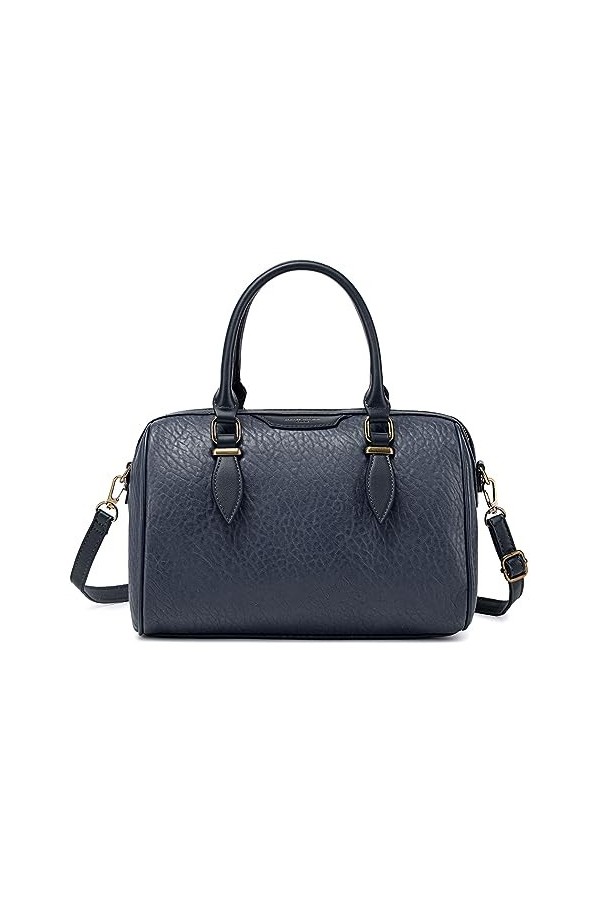 David Jones - Sac à Main Bowling Femme - Sac Bandoulière Polochon Porté Epaule Simili Cuir PU - Cabas Fourre-Tout Taille Moye