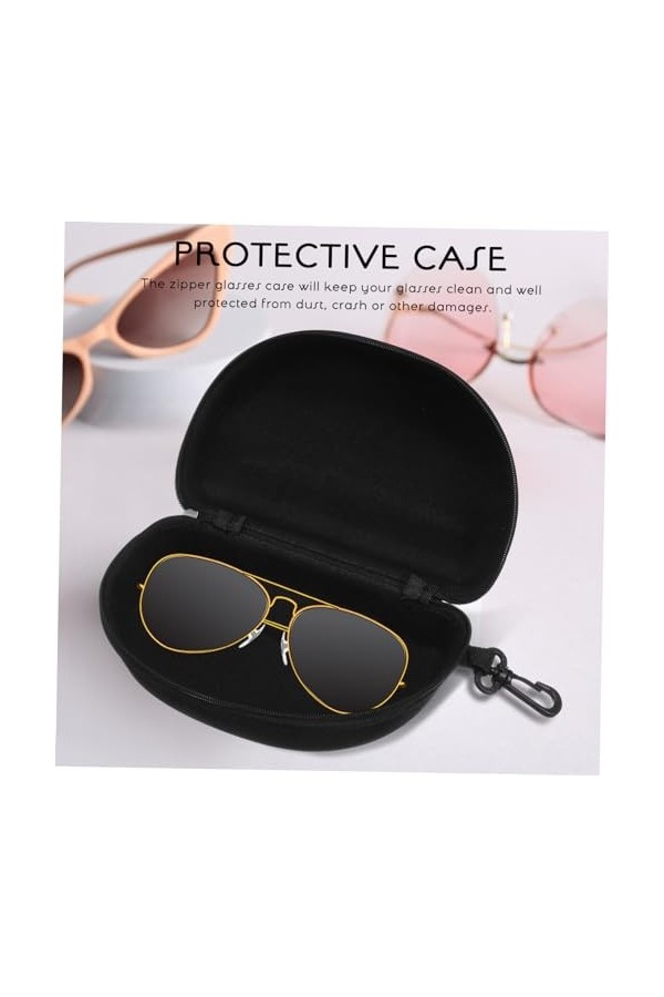 ABOOFAN Porte-lunettes À Lunettes À Lunettes Pour Lunettes De Soleil À Lunettes Grand À Lunettes En Plein Air Fermeture Éclai