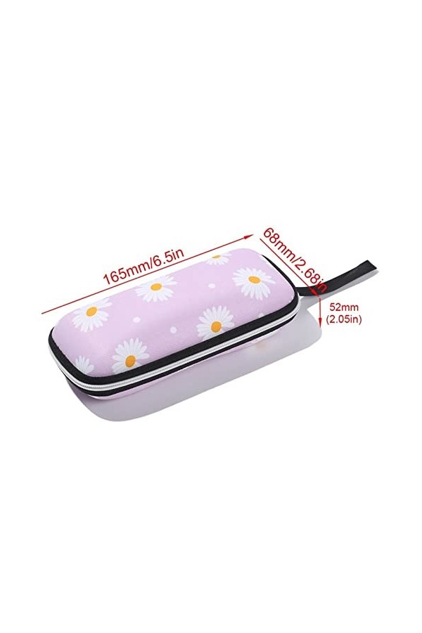UNNS Verres de Fleurs de Mode Case Femmes Men de Grande capacité Portable Eva Lunettes de Lecture à Fermeture éclair Protecte