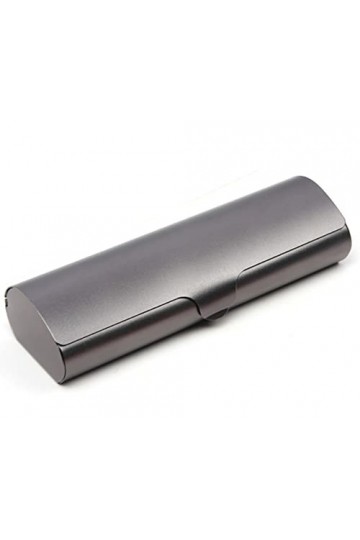 WOMLEX étui Lunettes Aluminium, Étui à lunettes léger en métal et étui à lunettes de soleil portable en velours avec chiffon 