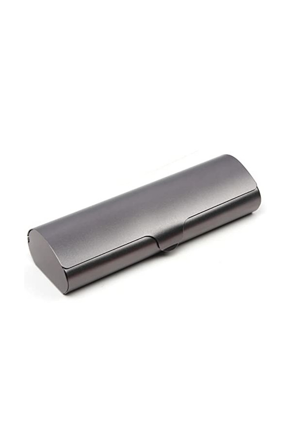 WOMLEX étui Lunettes Aluminium, Étui à lunettes léger en métal et étui à lunettes de soleil portable en velours avec chiffon 