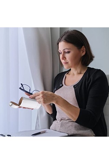 TENDYCOCO Étui À Lunettes De Soleil Étui À Lunettes Rigide En Aluminium Pour Adulte Argent 