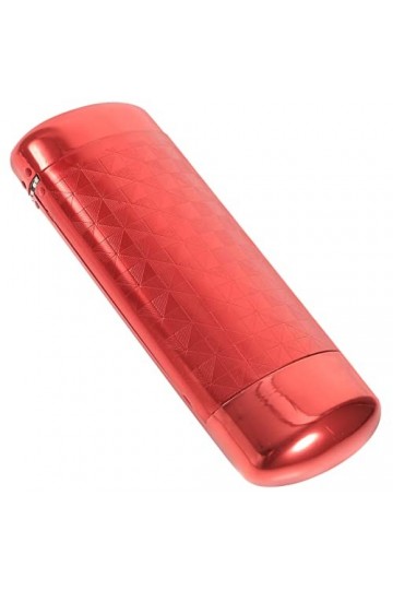 TENDYCOCO Étui À Lunettes De Soleil Étui À Lunettes Rigide En Aluminium Pour Adulte Rouge 