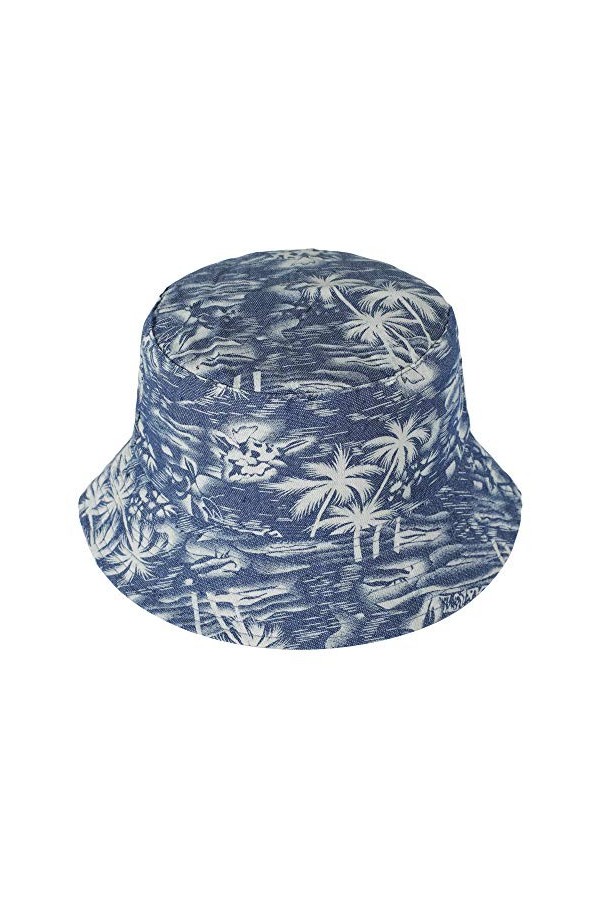ZLYC Chapeau Bob Coton Été Fruit Chapeau de pêcheur pour Femmes Hommes Banane, Blanc2,Taille Unique 