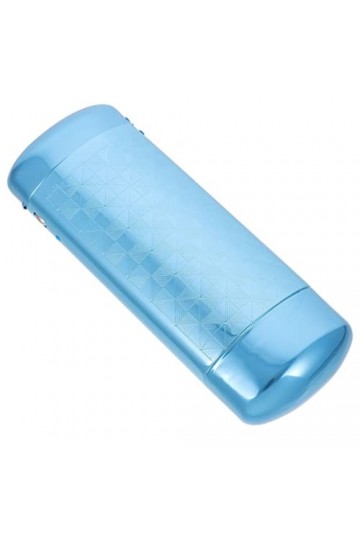 TENDYCOCO Étui À Lunettes De Soleil Étui À Lunettes Rigide En Aluminium Pour Adulte Bleu 