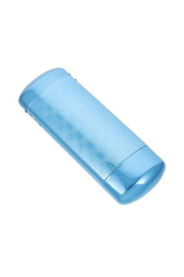 TENDYCOCO Étui À Lunettes De Soleil Étui À Lunettes Rigide En Aluminium Pour Adulte Bleu 