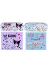Roffatide Anime Cinnamoroll Cartoon Rose Etui à lunettes à coque dure avec chiffon pour lunettes Etui protecteur portable pou