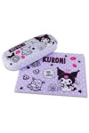 Roffatide Anime Cinnamoroll Cartoon Rose Etui à lunettes à coque dure avec chiffon pour lunettes Etui protecteur portable pou