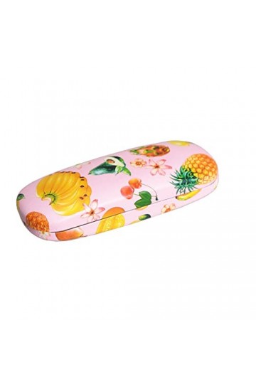Olimar Dor Etui a lunettes rigide Femme Homme TROPICA Rose 