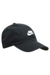 Nike Sportswear Heritage86 Futura Washed Cap Unisex, Noir Black/Black/White 010 , Taille Unique