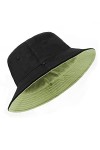 Zylioo Bobs Seau Chapeaux XXL Grosses Têtes Réversible Pêche Randonnée Chapeau Solaire en Plein Air Marche Chapeau pour Homme