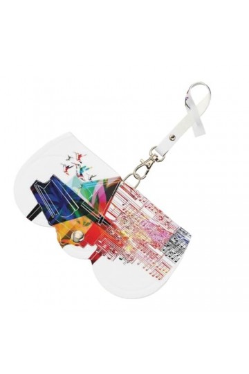 LAMAME Vase en cuir souple imprimé tournesol pour lunettes de soleil Sac à lunettes avec lanière Organiseur de lunettes, Clav