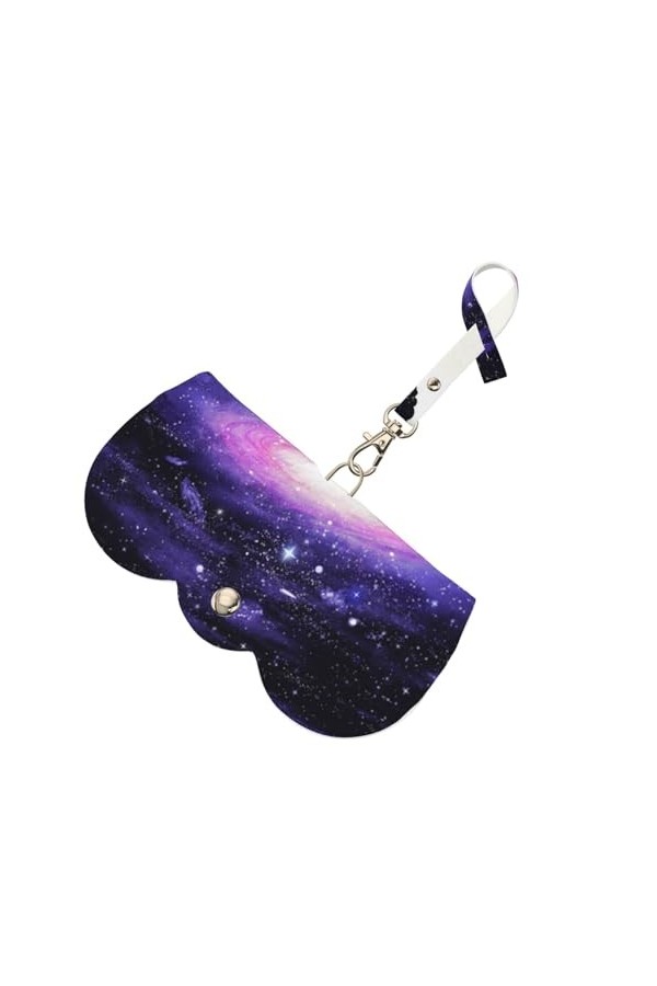 LAMAME Vase en cuir souple imprimé tournesol pour lunettes de soleil Sac à lunettes avec lanière Organiseur de lunettes, Clav