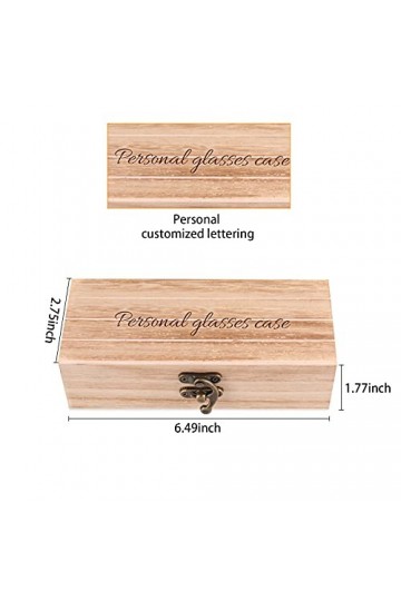 Dinikally Étui à lunettes personnalisable pour homme et femme sty1 