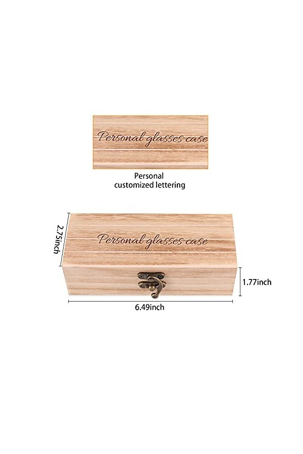 Dinikally Étui à lunettes personnalisable pour homme et femme sty1 