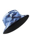 Zylioo Bobs Seau Chapeaux XXL Grosses Têtes Réversible Pêche Randonnée Chapeau Solaire en Plein Air Marche Chapeau pour Homme