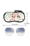 Étui à Lunettes Lunettes de Soleil Pochette Souple Avec Clip de Ceinture étui à Lunettes Ultra Léger en Néoprène à Fermeture 