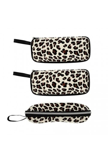 Healifty 3 Pièces Femme Étui À Lunettes Lunettes De Soleil Écraser Lunettes En Plein Air Portable Unisexe Stockage Lunettes O