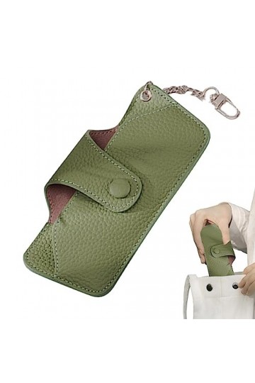 BeNsil Pochette à lunettes - Sacs à lunettes | lunettes souple, étui à lunettes soleil mo, couche supérieure en cuir vachette