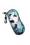 Étui souple pour lunettes de soleil Underwater World Ocean - Pour homme et femme - Fermeture éclair - Anti-rayures - Portable