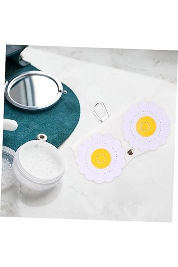 NIYANGLE Boîtier Extérieur 2 Pièces Lunettes De Soleil Blanc Sac De Lunettes De Soleil Porte-Lunettes Étuis À Lunettes Montur