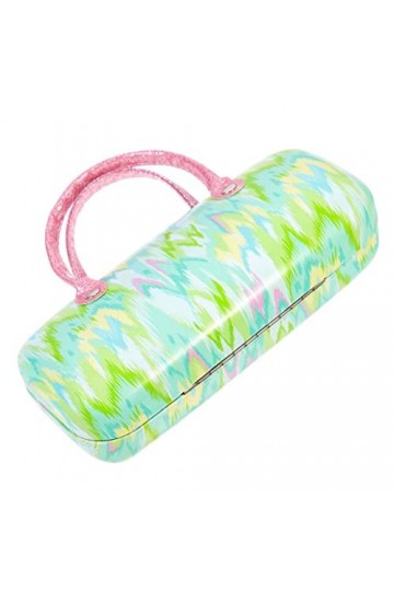 GALPADA Pu En Cuir Métal Ps Implant Enfants Étui À Lunettes Lunettes De Soleil Métalliques Pour Femmes Lunettes De Soleil Pli