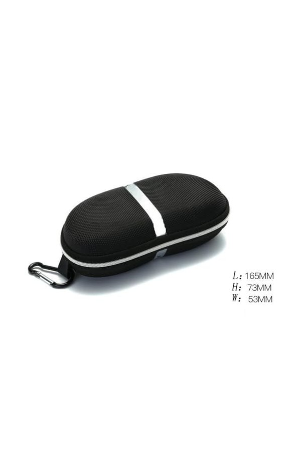 TOOSII Accessoires Pride pour Femmes Étui à Lunettes avec Crochet, Sac à Dos à Fermeture éclair, boîte de Rangement de Lunett