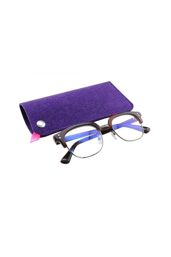 TOOSII Accessoires Pride pour Femmes Sac à Lunettes en Feutre, Sac à Lunettes Non tissé Multicolore épais, Sac de Rangement M