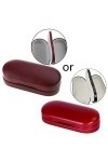 Double étui à lunettes double couche étui à lunettes double étui pour 2 paires de lunettes portable étui à lunettes double ét