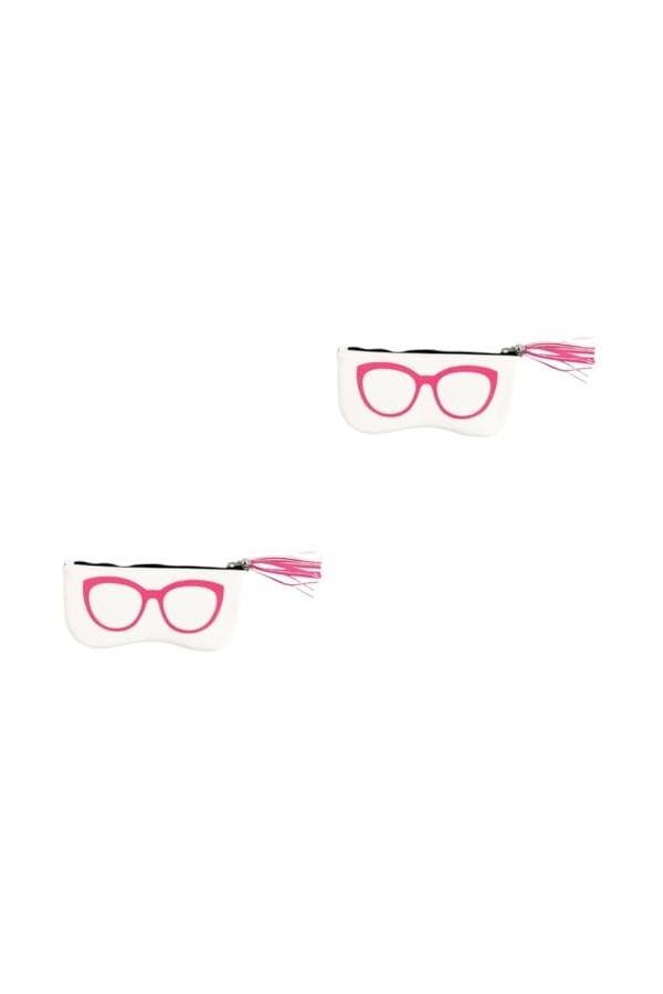 Lot de 2 sacs de rangement pour - Avec fermeture éclair - Noir, Blanc x2, 20.5*9cmx2pcs