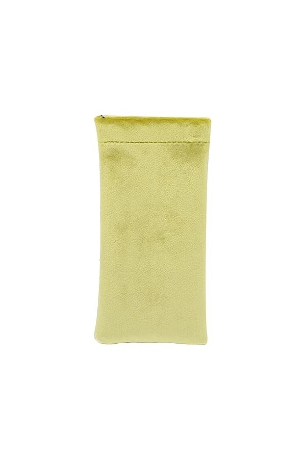 Sac à lunettes portable lunettes de soleil pochette souple lunettes de lecture Color : A Yellow, Size : 1SIZE 