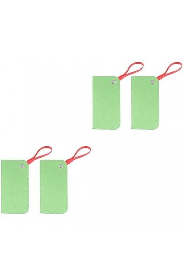 SOIMISS 4 Pièces Pochette De Lunettes De Soleil De Mode Pochette De Lunettes En Feutre Étui À Lunettes Avec Boucle Sac De Ran