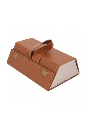 Étui à Lunettes Pliable, étui à Lunettes Pliable à 3 Emplacements, Boîte à Lunettes de Soleil à Compartiments Multiples, Prés