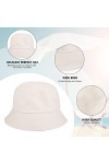 Sibba Chapeau Bob Pliable pour Soleil Lété Plage Pêcheur Mignon à Grande Tête Accessoire Refroidissement Vêtements Golf Acce