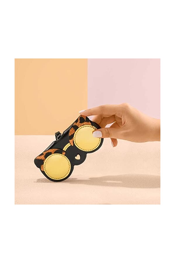 Bohend Mode Étui à lunettes Cuir Des lunettes de soleil Poche Voyager Portable Étui à lunettes avec aimant pour fille et femm