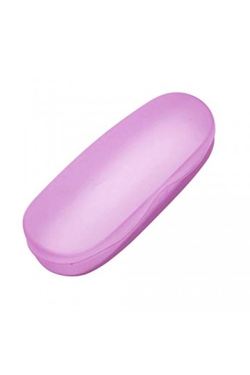 Healifty Portable Étui À Lunettes En Plastique Transparent Lunettes De Stockage Etui Boîte À Lunettes pour Hommes Femmes 5pcs