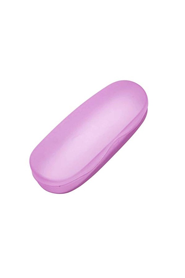 Healifty Portable Étui À Lunettes En Plastique Transparent Lunettes De Stockage Etui Boîte À Lunettes pour Hommes Femmes 5pcs