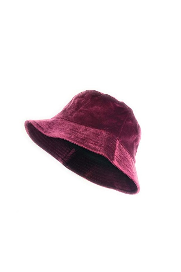 Bob en velours doux pour homme et femme - Rouge - 7125