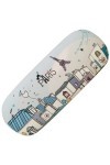 KIUB Etui à lunettes rigide - motif Paris Tour Eiffel - Tour Eiffel dans les nuages