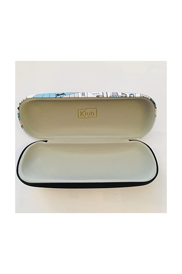 KIUB Etui à lunettes rigide - motif Paris Tour Eiffel - Tour Eiffel dans les nuages