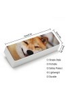 ASDTEHCY Smile Shiba Inu Étui à lunettes pour homme et femme, Smile Shiba Inu, taille unique