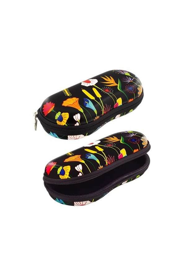 Pylones, Étui à lunettes rigide - Voyage Jardin fleuri 16 x 7,5 cm PVC